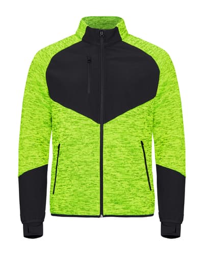 Clique Haines miesten fleecetakki softshell-paneeleilla