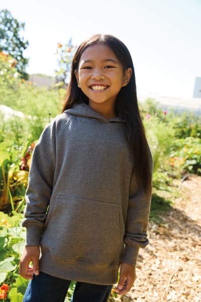 Lasten huppari, Reilun kaupan puuvilla, 300g