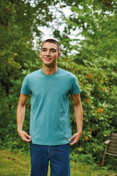 Miesten fitted t-paita, Reilun kaupan puuvilla, 155g