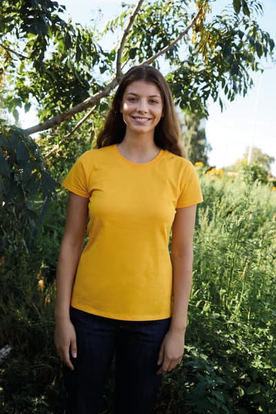 Naisten klassinen t-paita, Reilun kaupan puuvilla, 185g