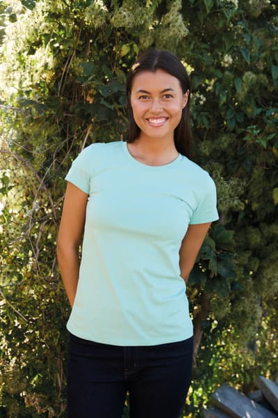 Naisten fitted t-paita, Reilun kaupan puuvilla, 155g