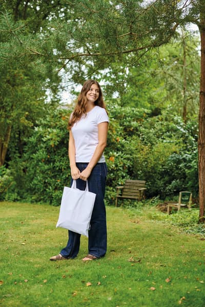 Ostoskassi lyhyillä kahvoilla, Reilun kaupan puuvilla, 120g