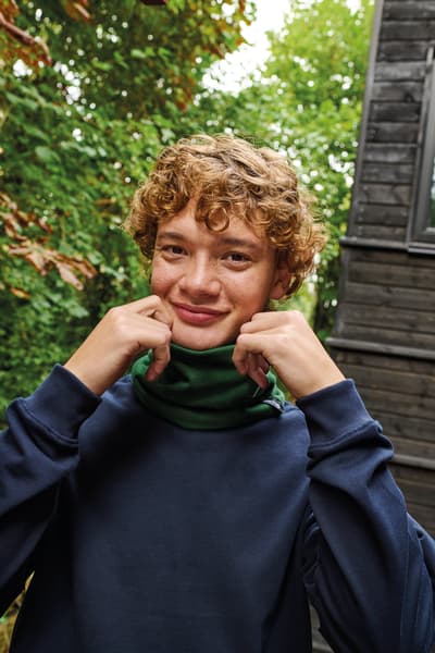 Tuubihuivi, Reilun kaupan puuvilla, 200g – packshot