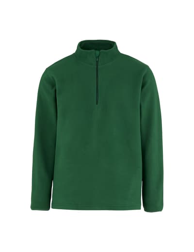 Quarter-zip college, kierrätysmateriaali, 120g