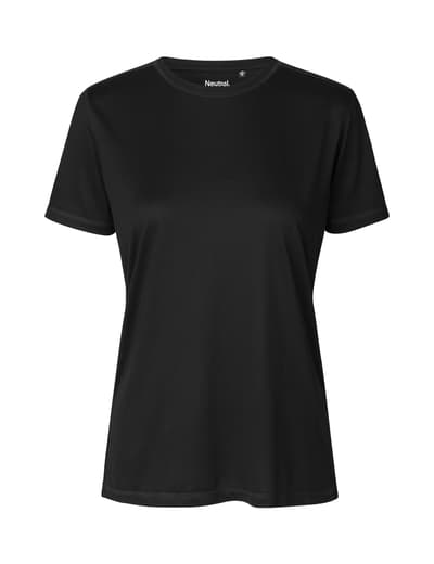 Naisten funktionaalinen t-paita, kierrätysmateriaali, 155g – packshot