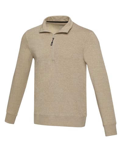 Elevate Tin unisex kierrätetty puolivetoketjullinen collegepaita