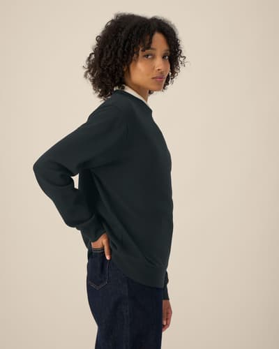 Naisten collegepaita luomupuuvilla-sekoite