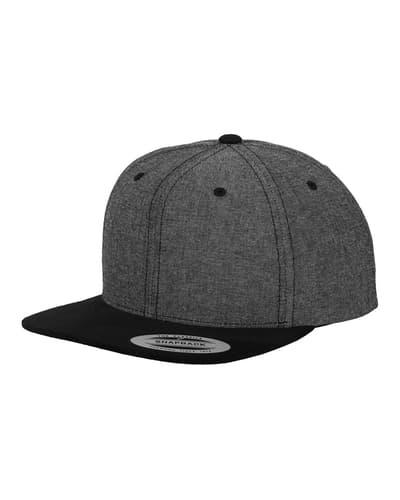 Flexfit 6089CH Chambray-Suede snapback-lippis