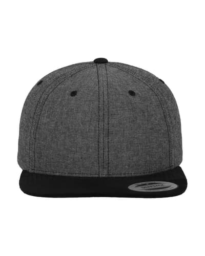 Flexfit 6089CH Chambray-Suede snapback-lippis