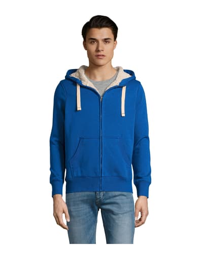 Sol's Sherpa unisex vetoketjullinen huppari sherpavuorella