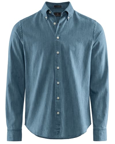 Berkeley David Ponoma Denim Tailored miesten kauluspaita