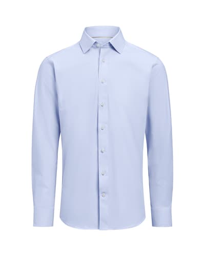 J. Harvest & Frost YB150 Twill Stretch miesten kauluspaita slim fit