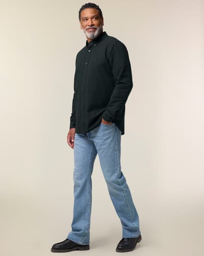 Stanley Oxford Shirt miesten kauluspaita, medium fit, 190 g