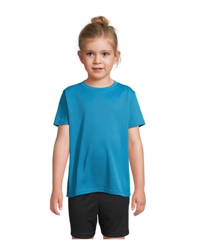 Lasten t-paita kierrätyspolyesteri 140 g — Sol's Sprint