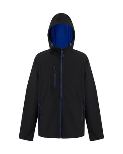 Regatta Navigate 2-Layer miesten kierrätetty softshell-takki hupulla
