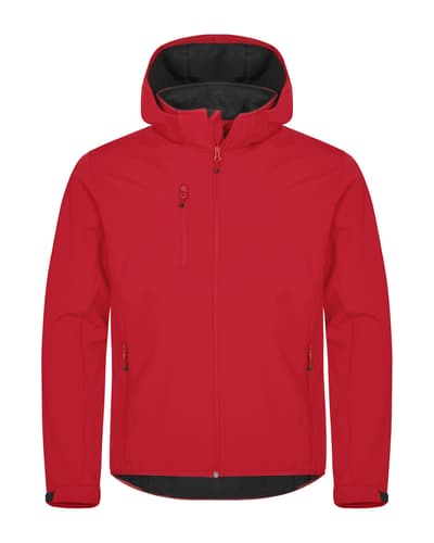 Clique Classic miesten kierrätetty softshell-takki hupulla