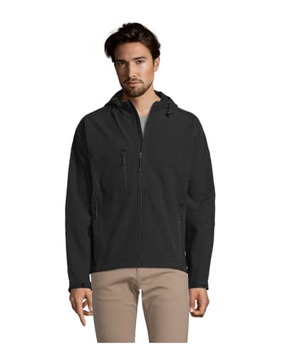 Sol's Replay miesten softshell-takki hupulla