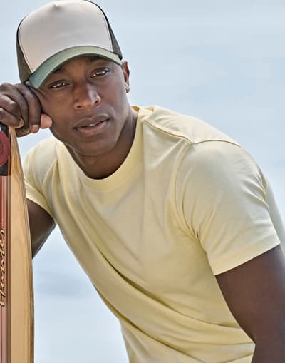 Unlabeled Luxury Tee, orgaaninen puuvilla, 185g