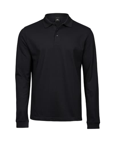 Tee Jays Luxury Stretch Long Sleeve Polo miesten pikeepaita – packshot
