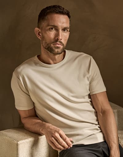 Interlock Tee, orgaaninen puuvilla, 220g