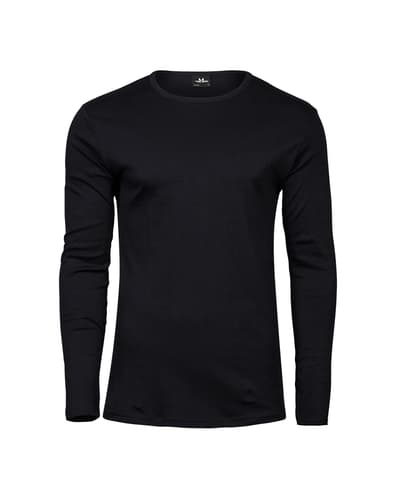 Tee Jays Long Sleeve Interlock Tee miesten t-paita – packshot