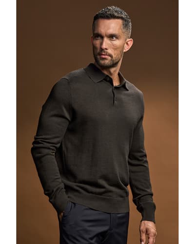 Tee Jays Polo miesten kaulusneule