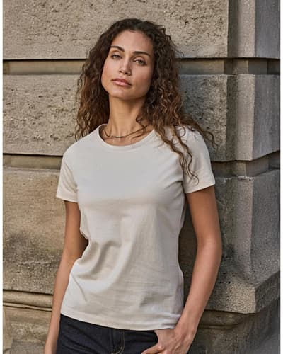 Naisten Sof-t-paita puuvilla, 185g