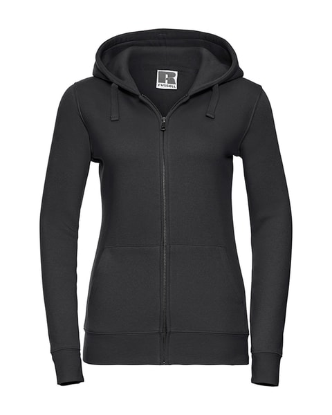 Russell Naisten Authentic vetoketjuhuppari, Black