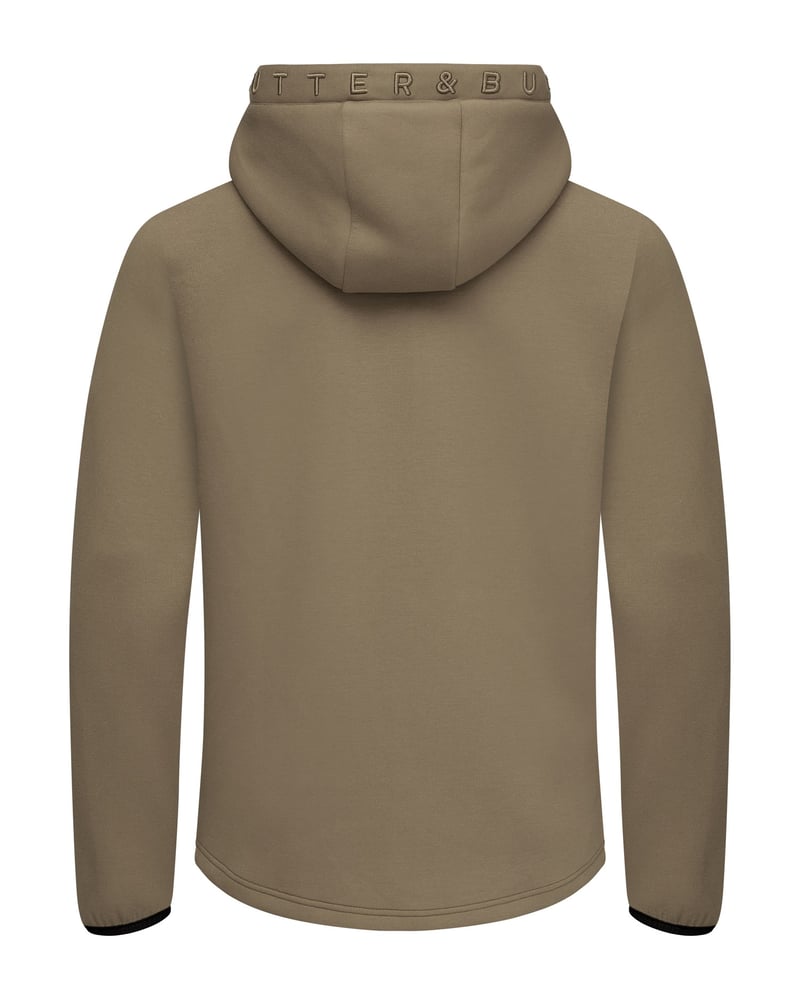 Cutter & Buck Pemberton miesten vetoketjuhuppari kierrätyskuidusta – Packshot edestä