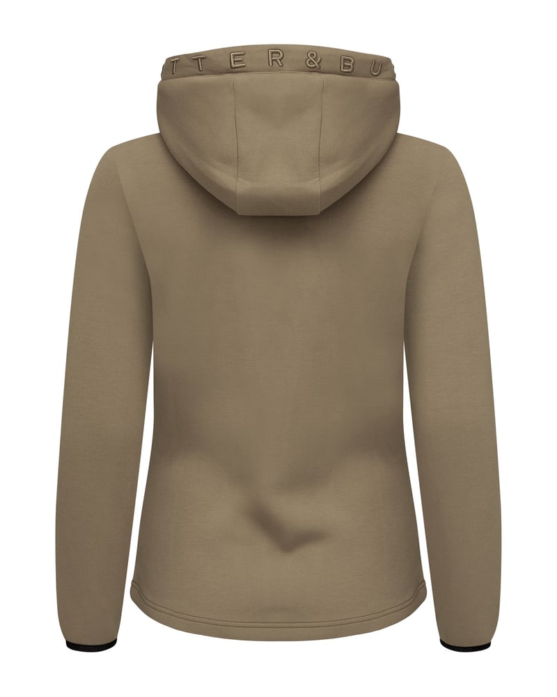 Cutter & Buck Pemberton naisten vetoketjuhuppari kierrätyskuidusta – Packshot edestä