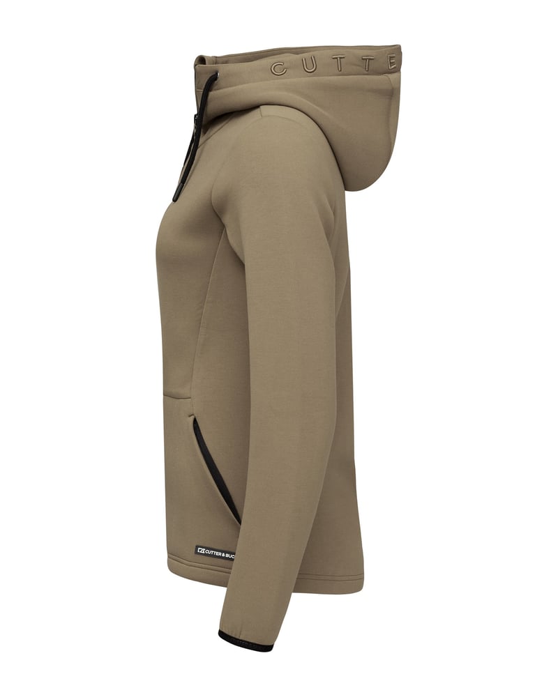 Cutter & Buck Pemberton naisten vetoketjuhuppari kierrätyskuidusta – Studio takaa