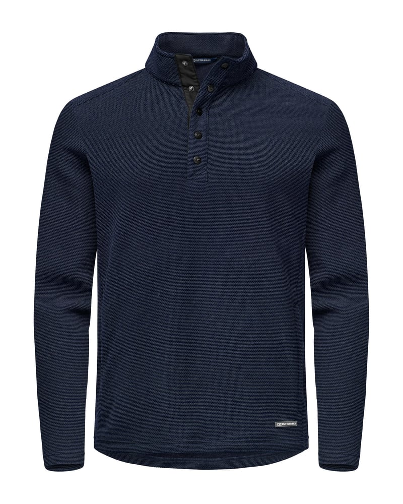 Cutter & Buck Hunts Point miesten fleecetakki painonapeilla – Studio edestä