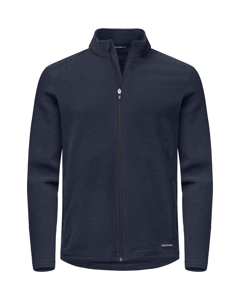 Cutter & Buck Hunts Point miesten fleecetakki vetoketjullinen – Studio edestä