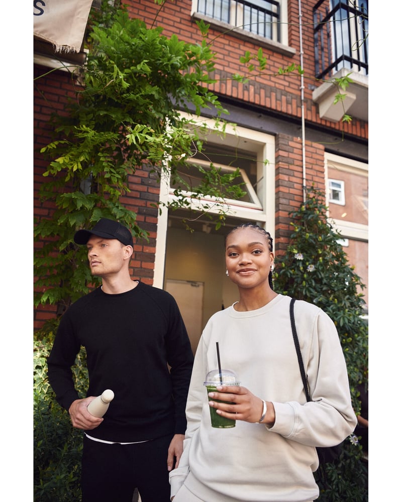 Clique Miami Roundneck miesten collegepaita – Packshot edestä