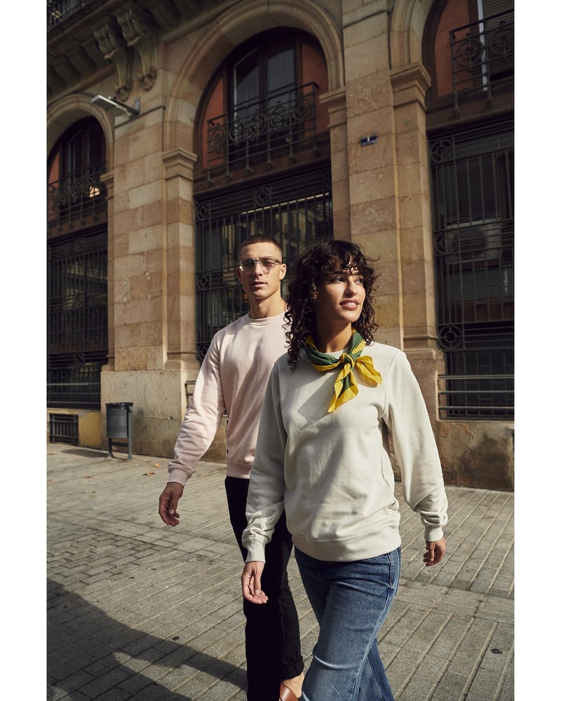 Clique Miami Roundneck miesten collegepaita – Packshot takaa