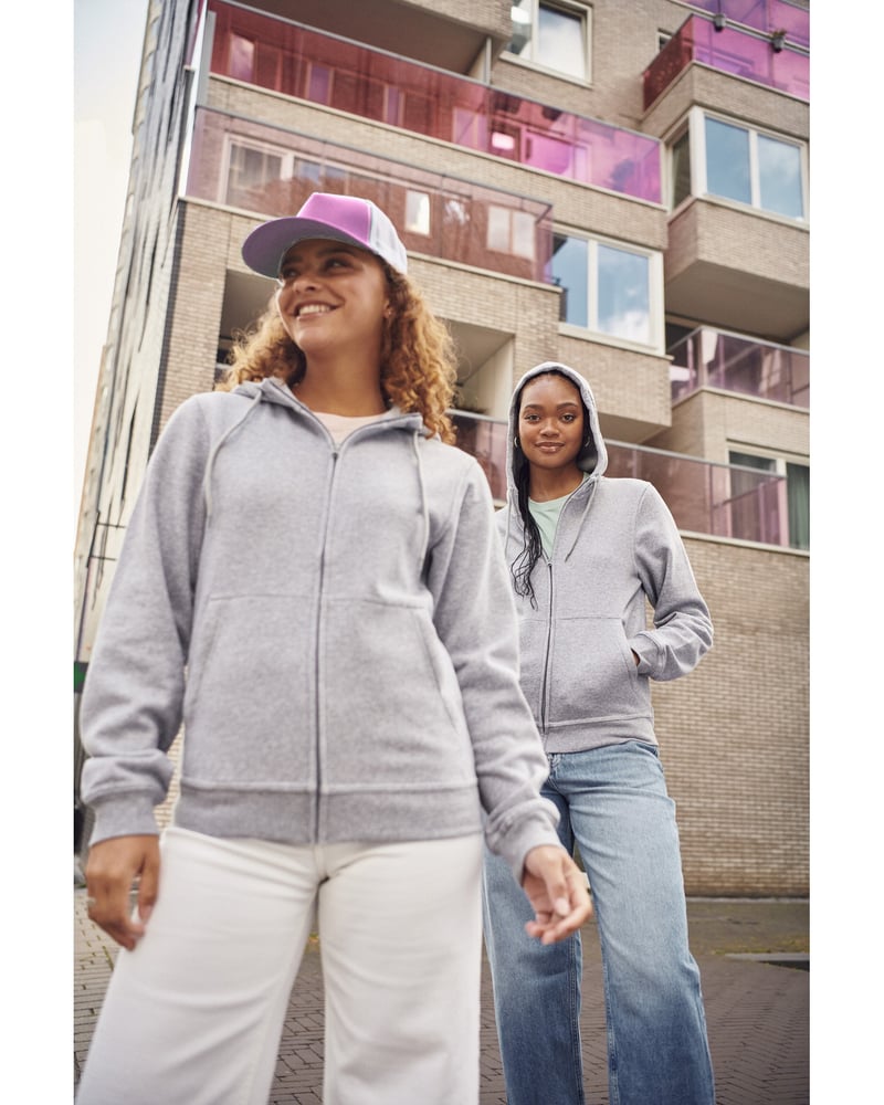Clique Miami Hoody Full Zip unisex vetoketjullinen huppari – Packshot edestä