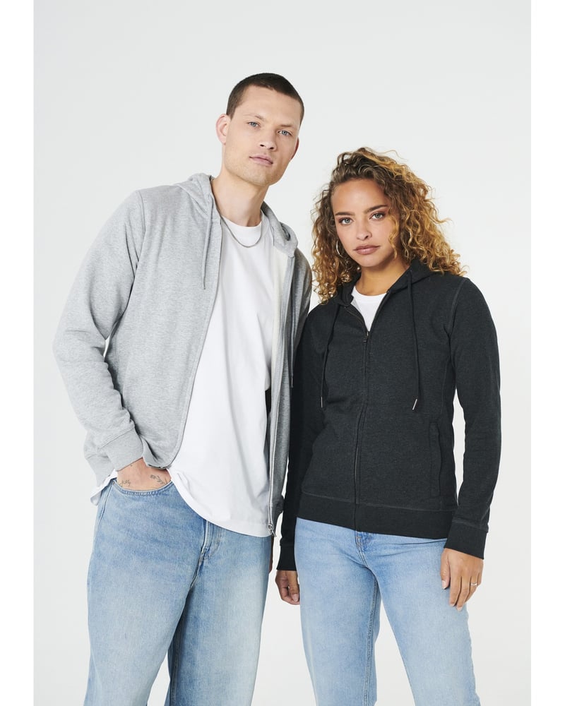 Clique Premium OC Hoody Full Zip naisten huppari – Packshot takaa