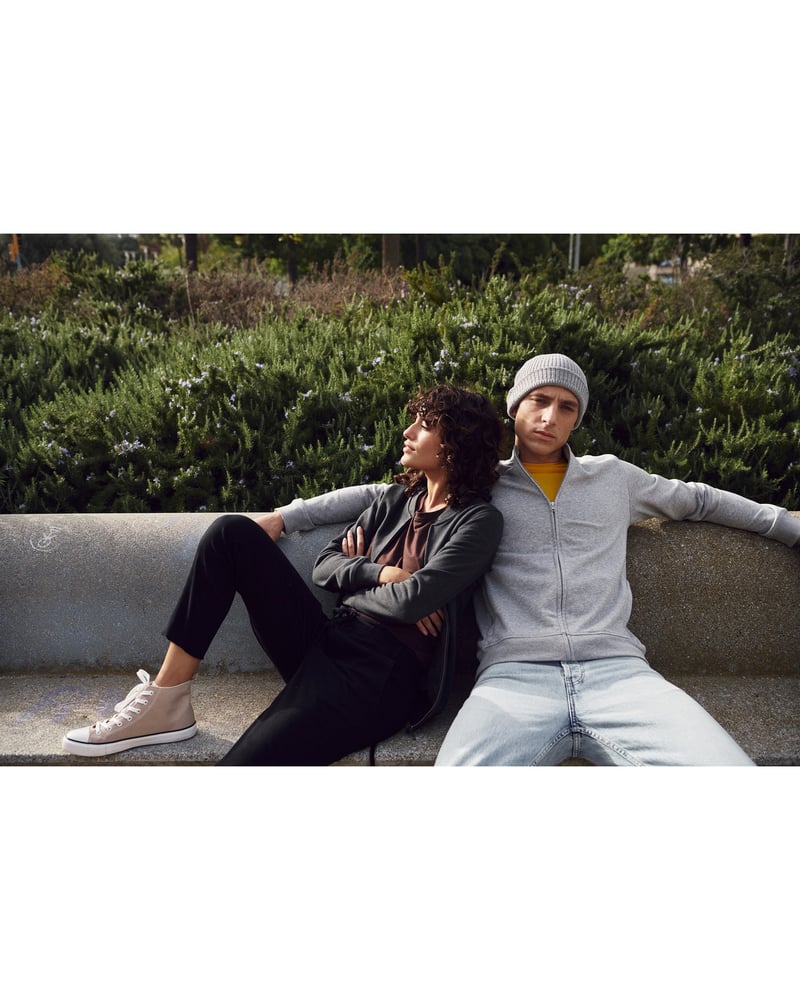 Clique Premium OC Cardigan miesten collegetakki – Packshot takaa