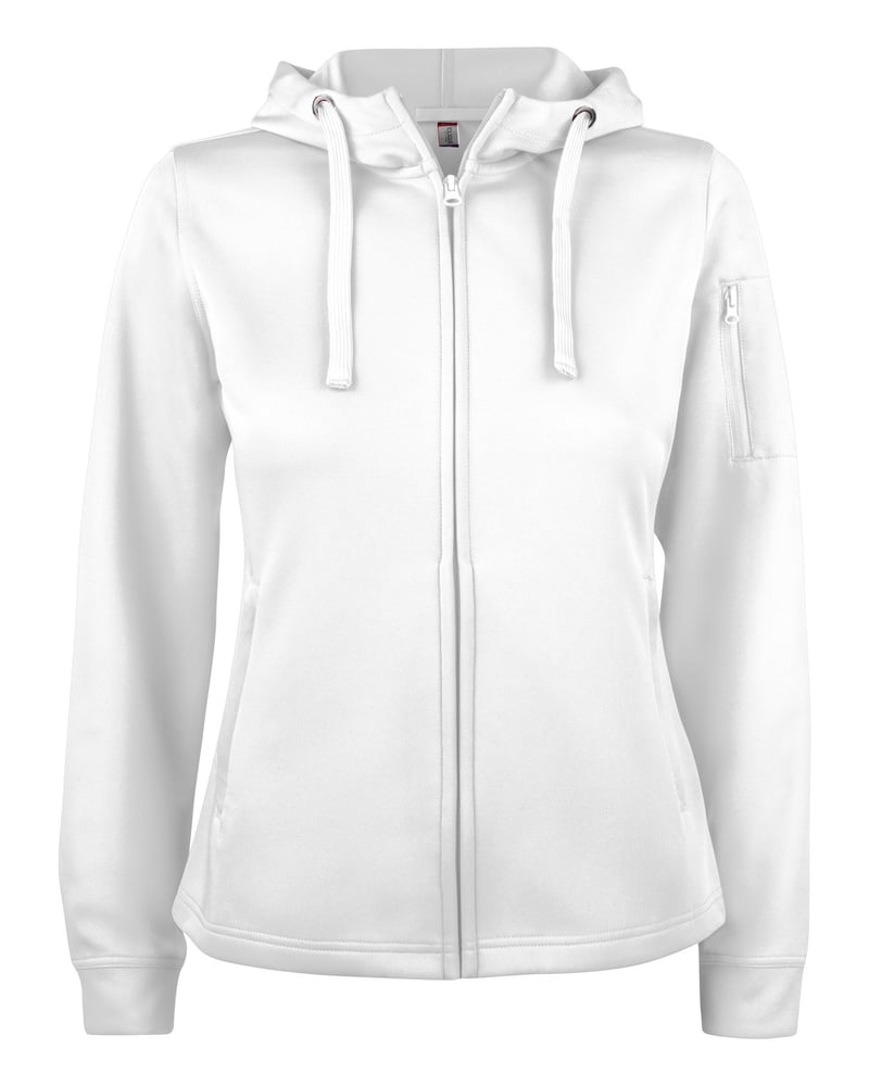 Clique Basic Active Hoody Full Zip naisten huppari – Studio edestä