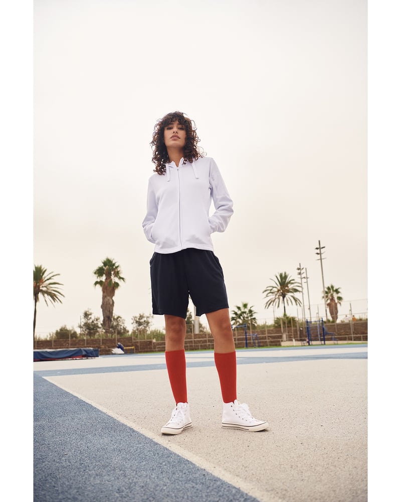 Clique Basic Active Hoody Full Zip naisten huppari – Packshot takaa