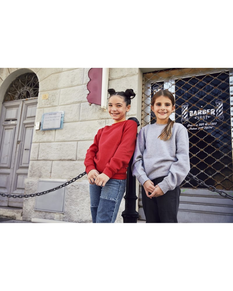 Clique Basic Roundneck lasten collegepaita – Packshot edestä