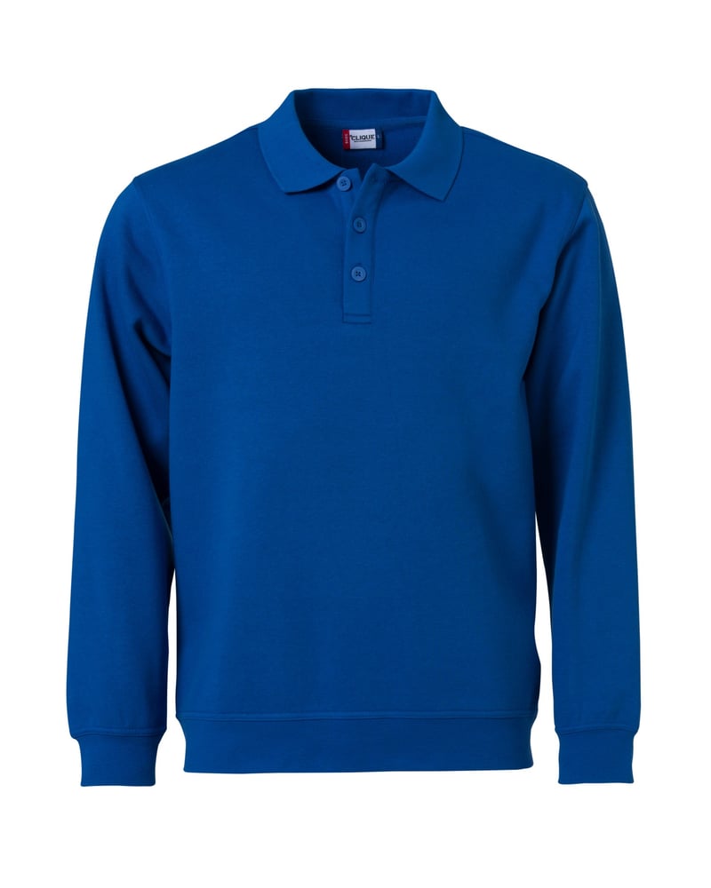 Clique Basic Polo Sweater miesten pikee-collegepaita – Studio edestä