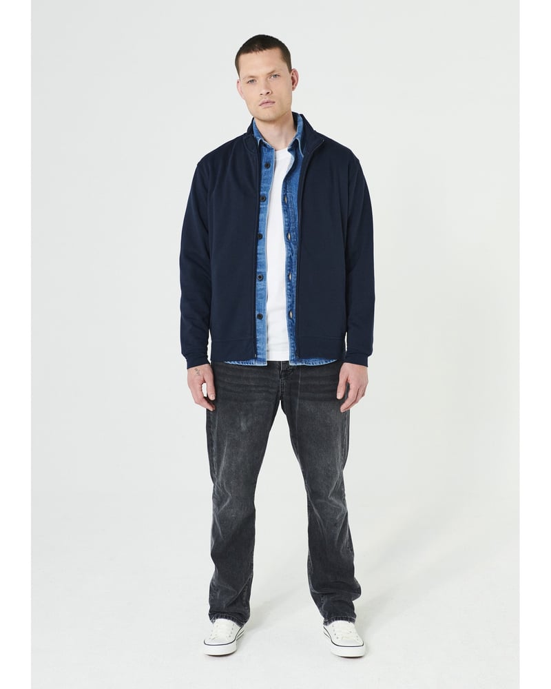 Clique Basic Cardigan miesten collegetakki – Packshot edestä