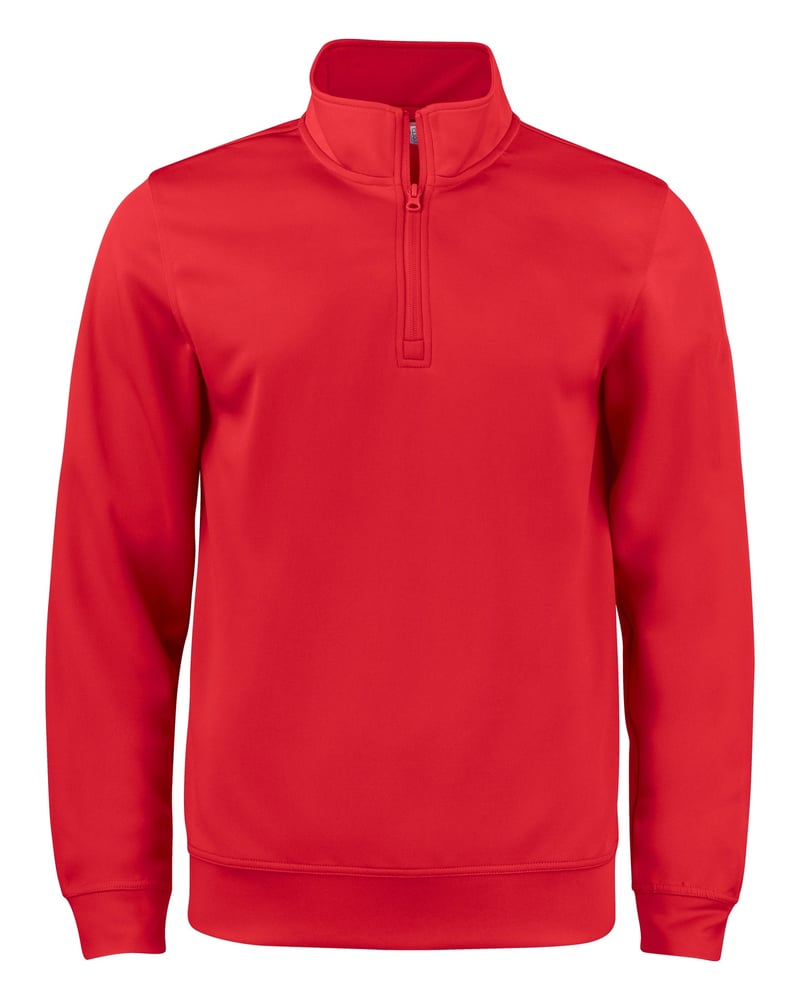 Clique Basic Active Half Zip lasten collegepaita – Studio edestä