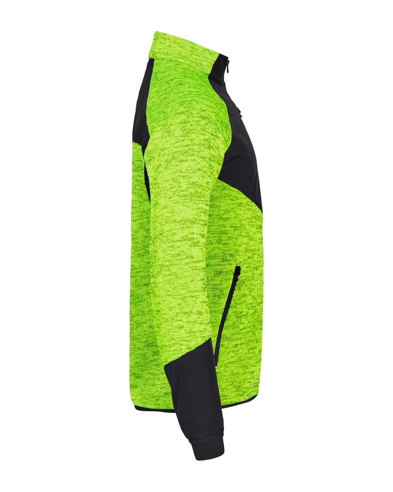 Clique Haines miesten fleecetakki softshell-paneeleilla – Packshot takaa