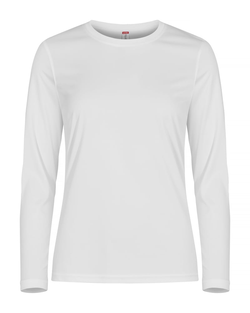 Clique Basic Active-T Long Sleeve naisten t-paita – Studio edestä