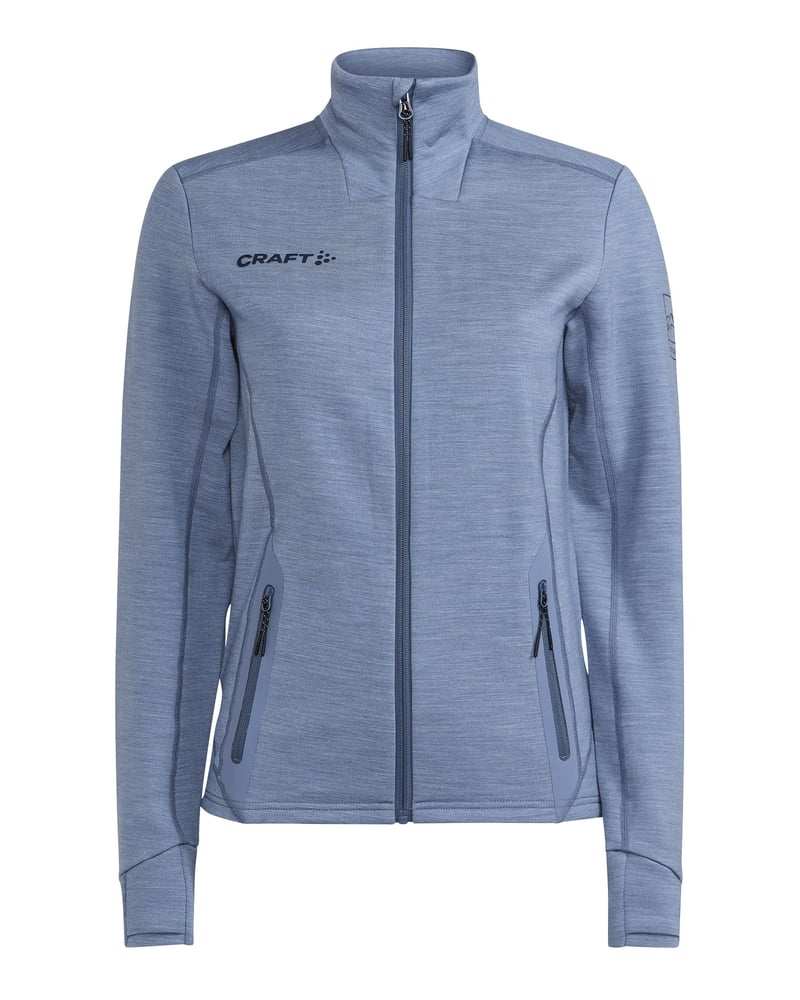Craft PRO Explore Wool naisten välikerrostakki villa-sekoite – Studio edestä