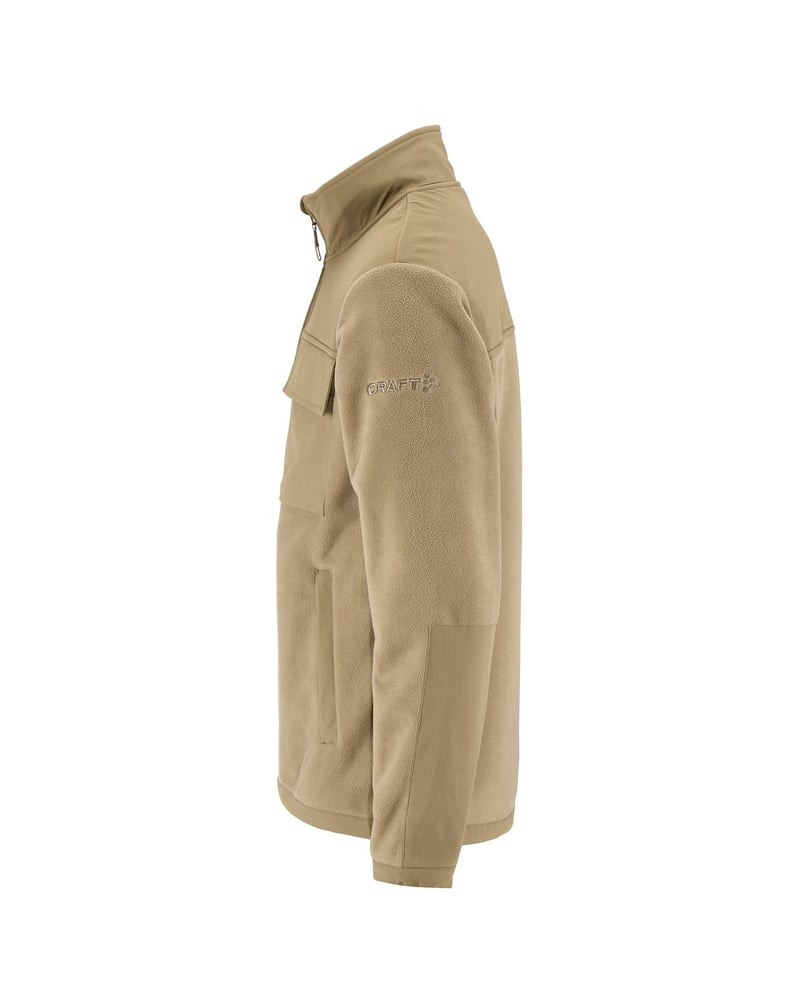 Craft Urban miesten fleecetakki työvaatetyylillä – Packshot edestä