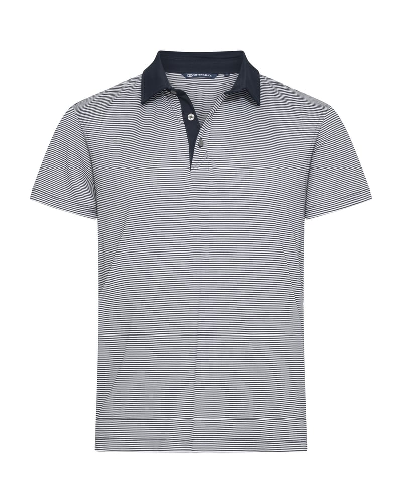 Cutter & Buck Virtue Polo Stripes miesten pikeepaita – Studio edestä