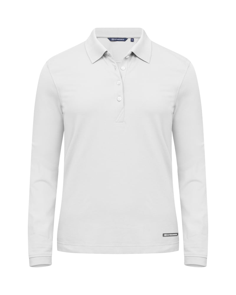 Cutter & Buck Advantage Long Sleeve Polo naisten pikeepaita – Studio edestä